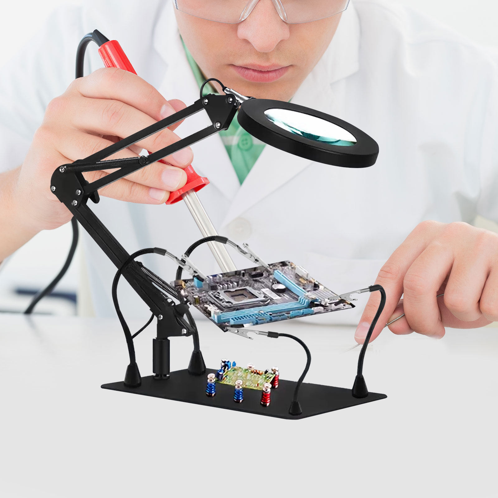 3 abrazaderas para mesa de tra - Electronics Repair Tools reseña y precio